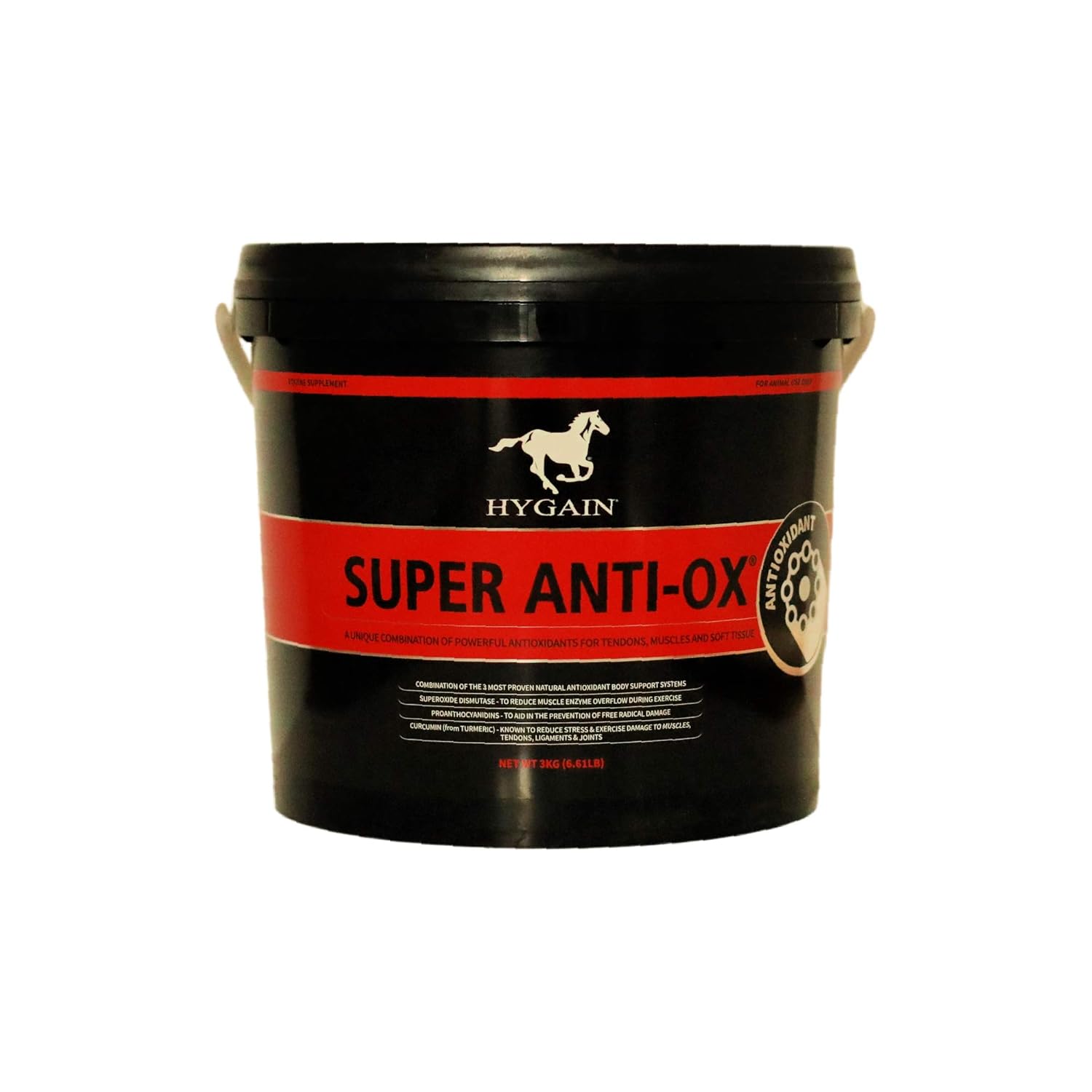 Hygain Super Anti-Ox - Tumeric Based Muscle Tendon Ligament Joint Supplement for Horses