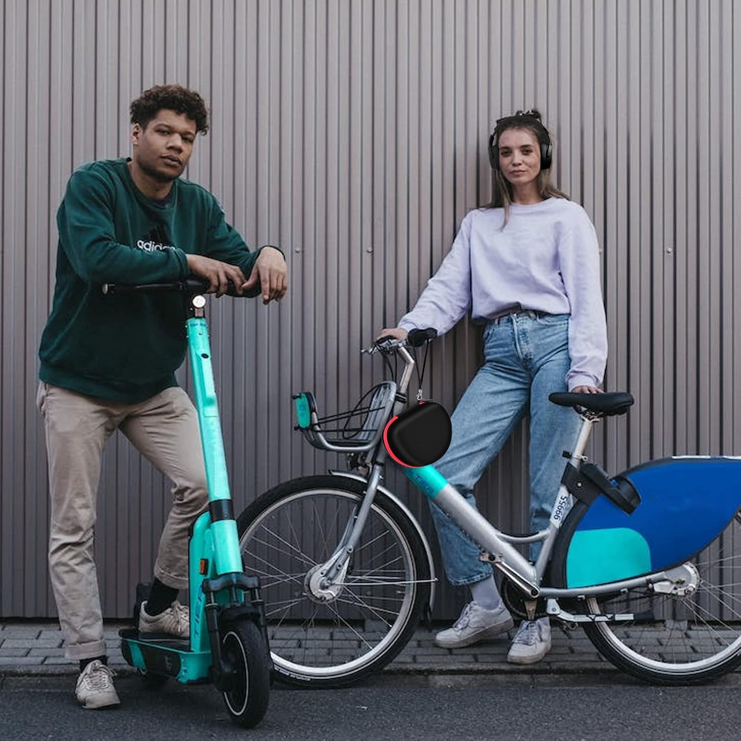 Headphone Case for Skullcandy Crusher/Hesh/Evo Wireless Over-Ear Bluetooth Earphones, for JLab JBuds Lux ANC, for TOZO HT3/HT2 Headphones and More Noise Cancelling Foldable Headset - Box Only (Black) - Image 7