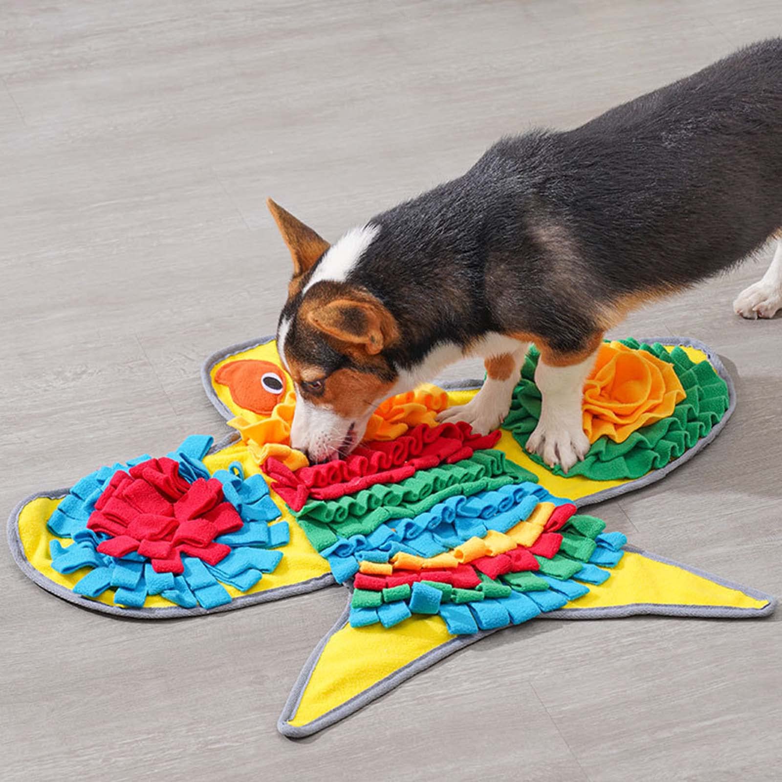 Giocattolo di peluche del cane Snuffle farcito erogazione rondini giocattoli da masticare interattivi