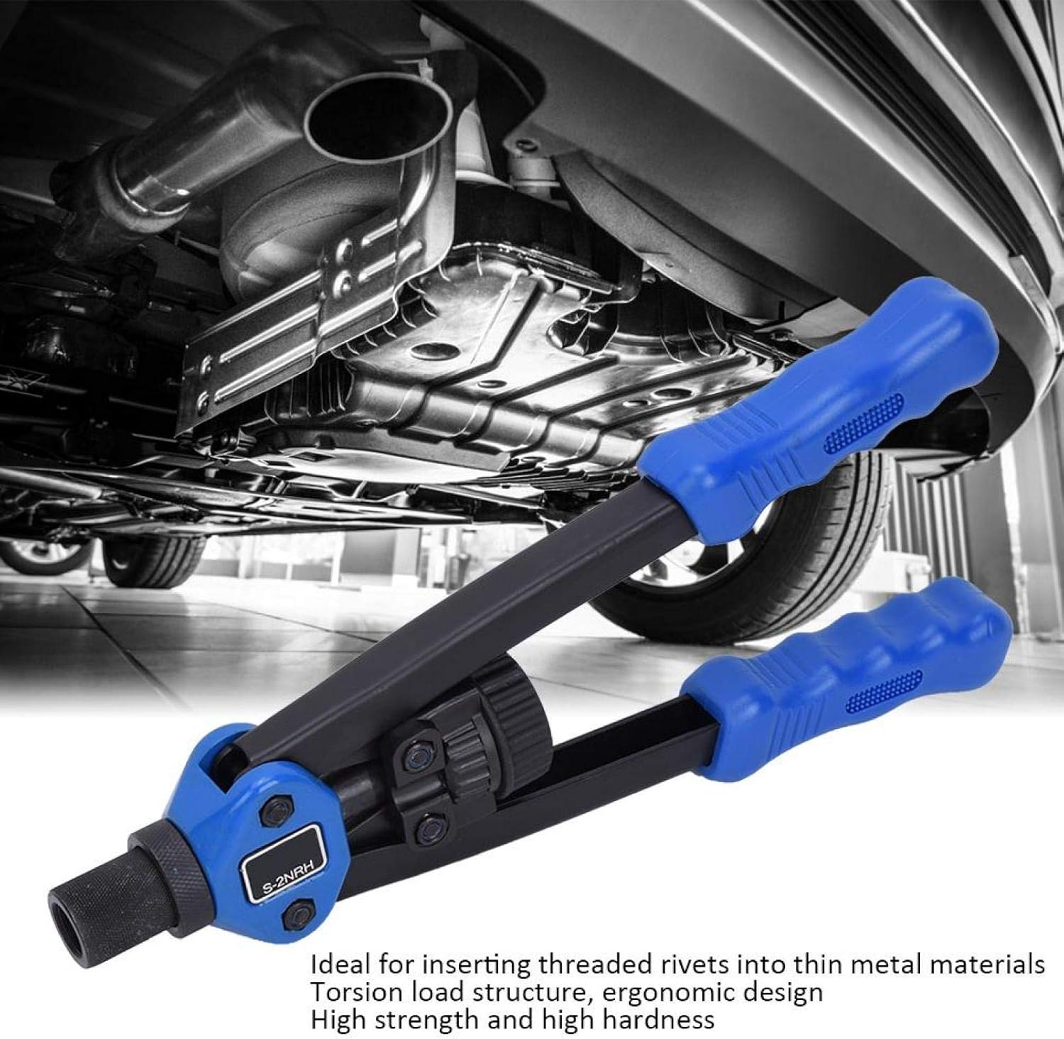 Rivet Tool Kit Manual Rivet Nut Gun Insert Hand Tool Threaded Riveter Gun M3 M4 M5 M6 M8 M10 M12