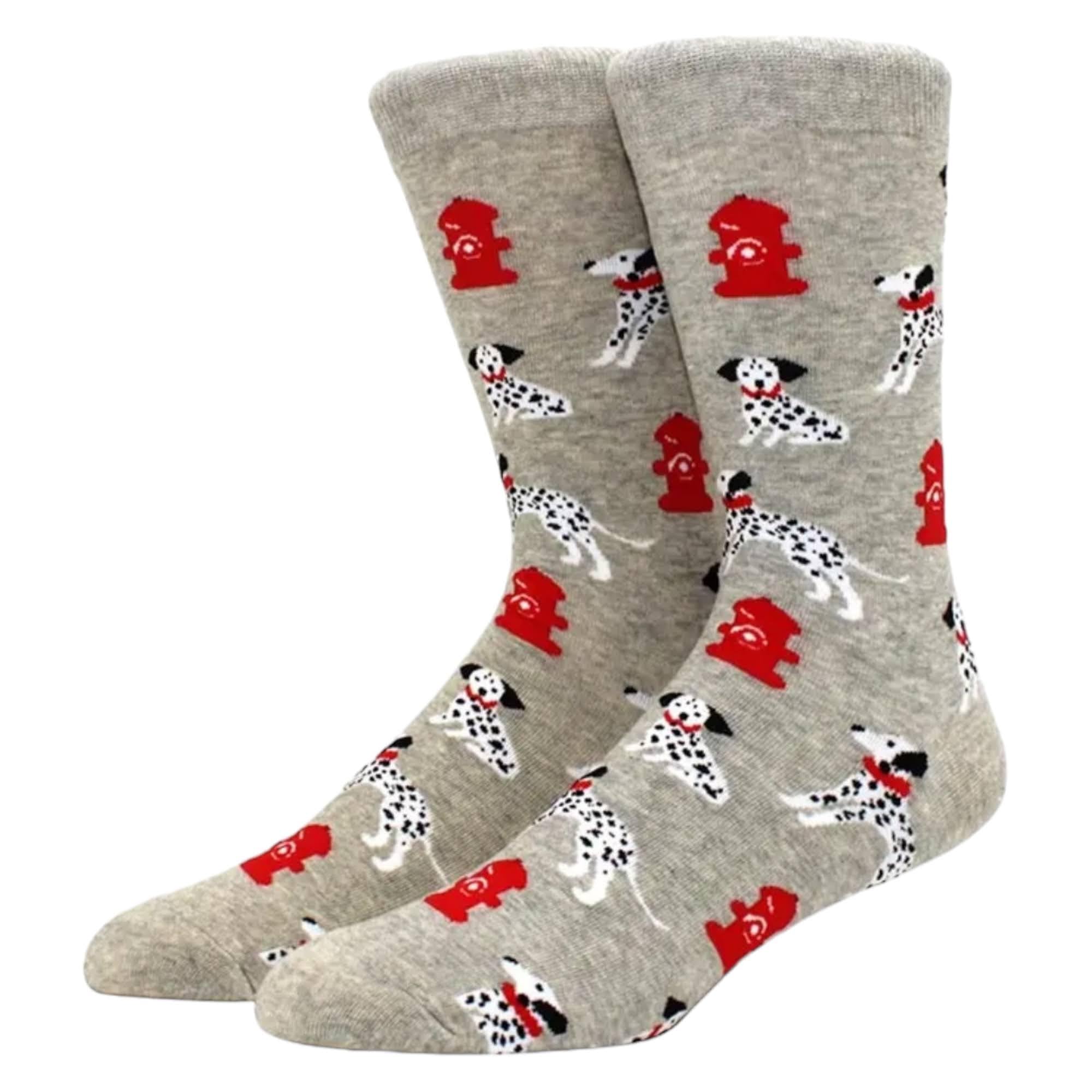 LYF STILE Dog Novelty Funny Socks - Dog Head - Cotton Blend Gift Mens Womans UK Size 5-11 - 1 Pair