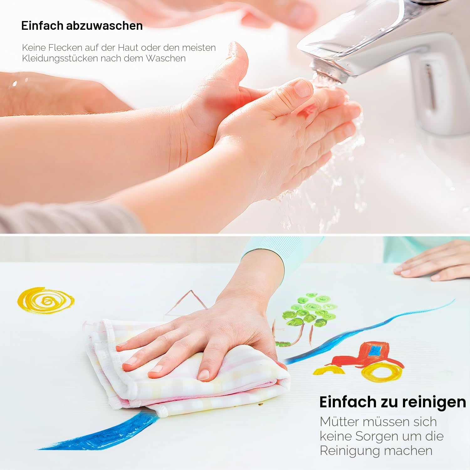 Shuttle Art Temperafarben Set, 30 Tempera Farben in Flaschen, je 60 ml, abwaschbare Kinderfarben, enthält Fluoreszierende, Metallic- und Glitzer-Farben, für Poster, Malen und Bastelprojekte geeignet