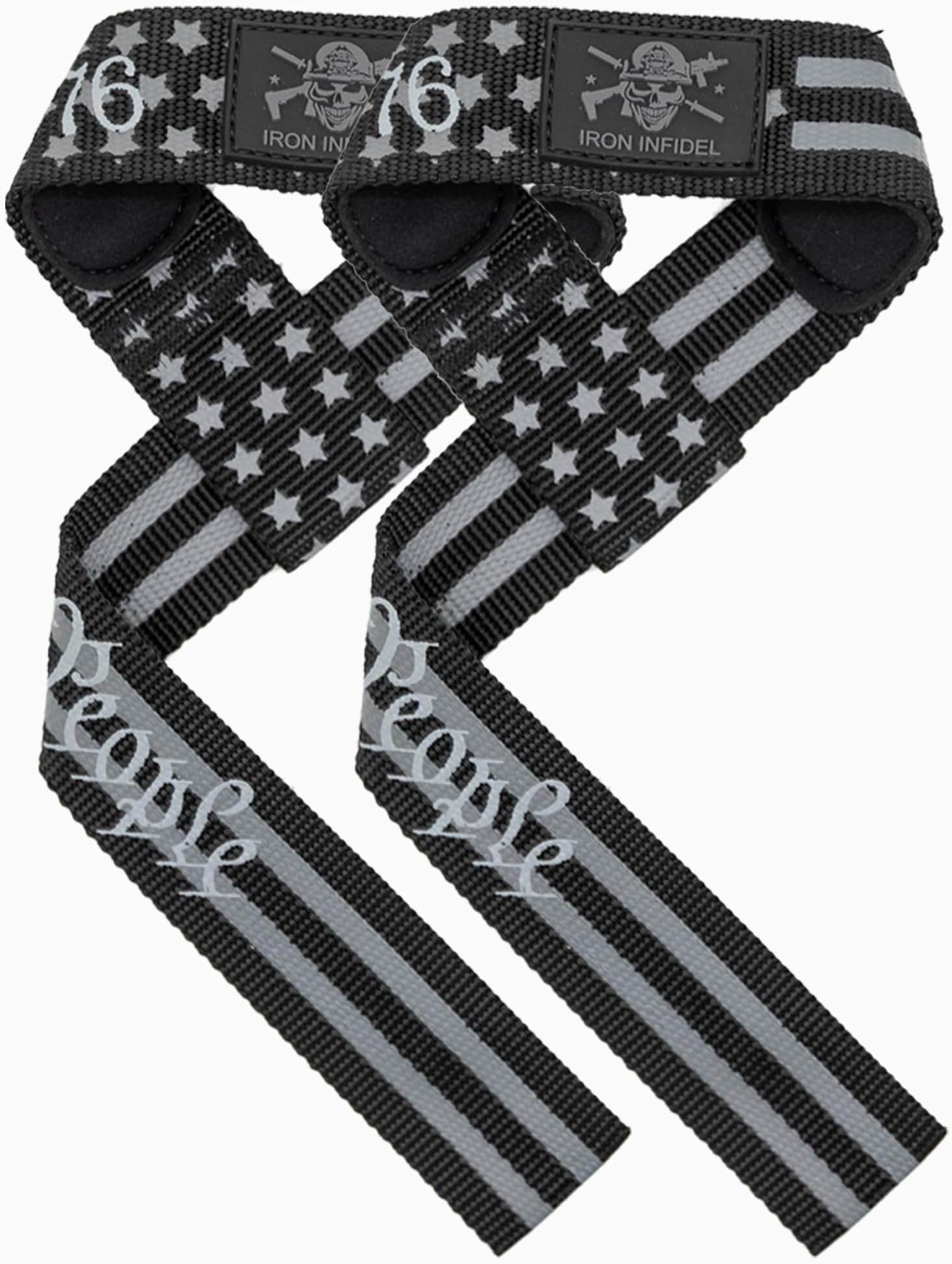 Weight Lifting Straps- Wrist Straps for Weight Lifting, Deadlifting, Exercise, Strength Training, Olympic Lifts- Pair of Gym Straps for Grip Strength On Heavy Lifts