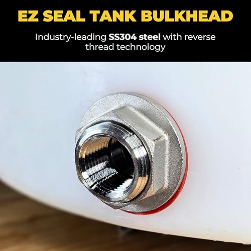 Miniatura 49 de MiniBrew Mamparo sin soldadura NPT EZ de 1/2 pulgada con juntas EPDM para elaboración casera (paquete de 3)