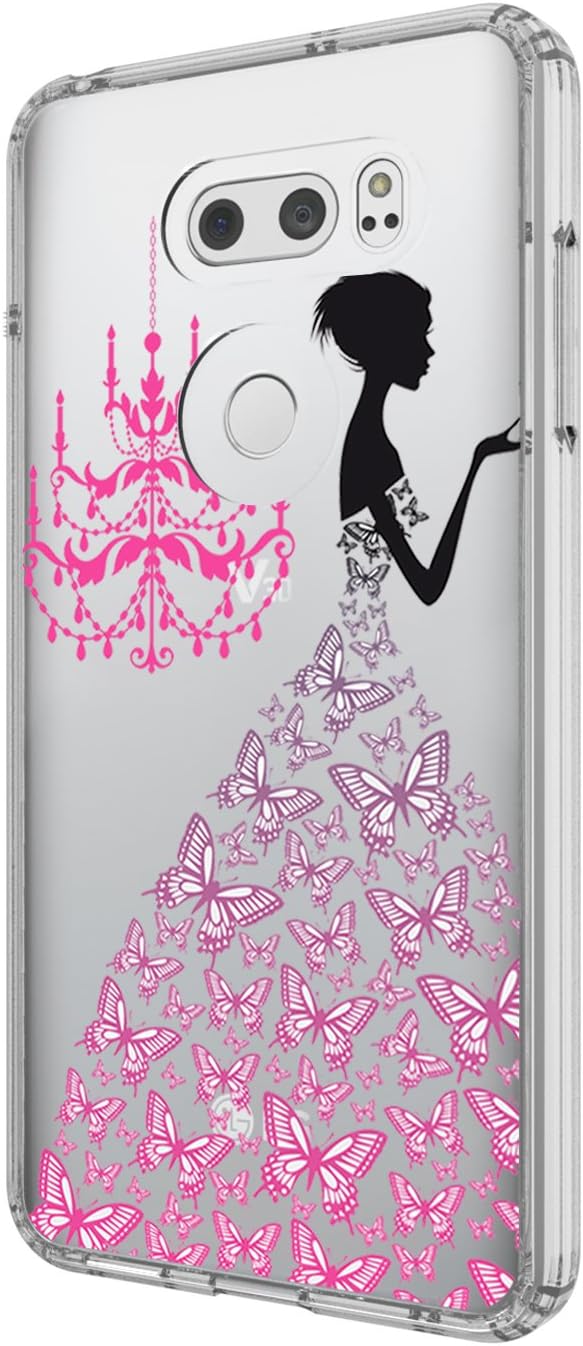 LG V30 Case,LG V30+ Case,LG V30 Plus Case Crystal Clear Shock Absorption Technology Bumper Soft TPU Cover Case with Ultra Thin Slim Hybrid Shockproof Impact Protection Case Armor Cover