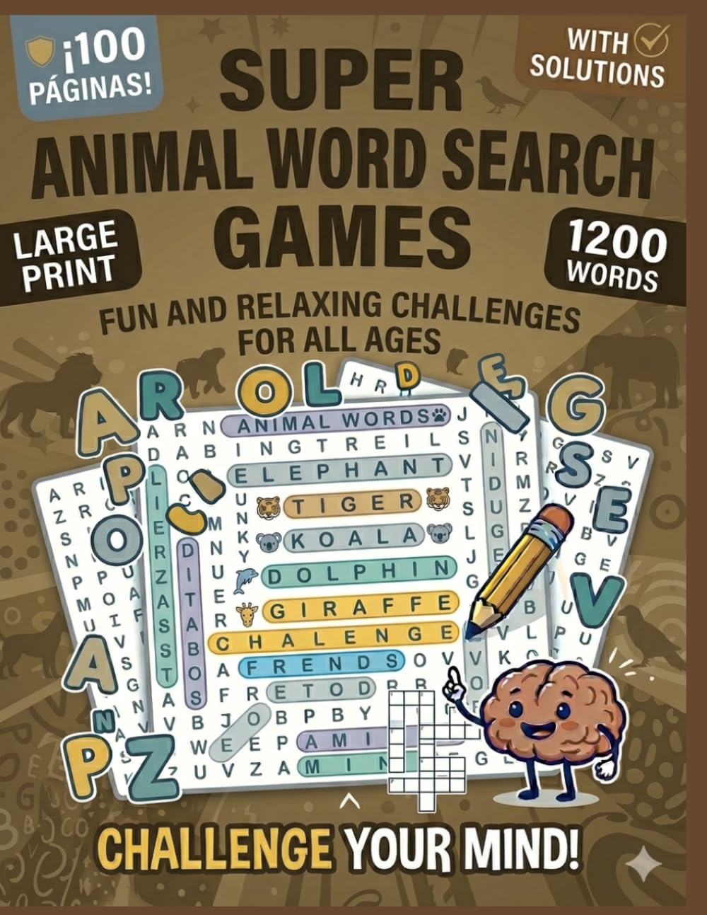 Super Animal Word Search Games