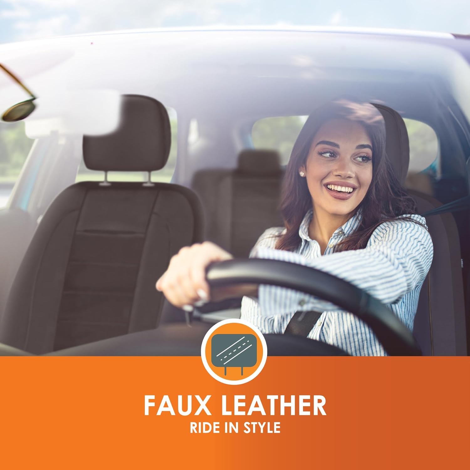 Upgrade Your Ride: Premier Black Leatherette Seat Covers Review