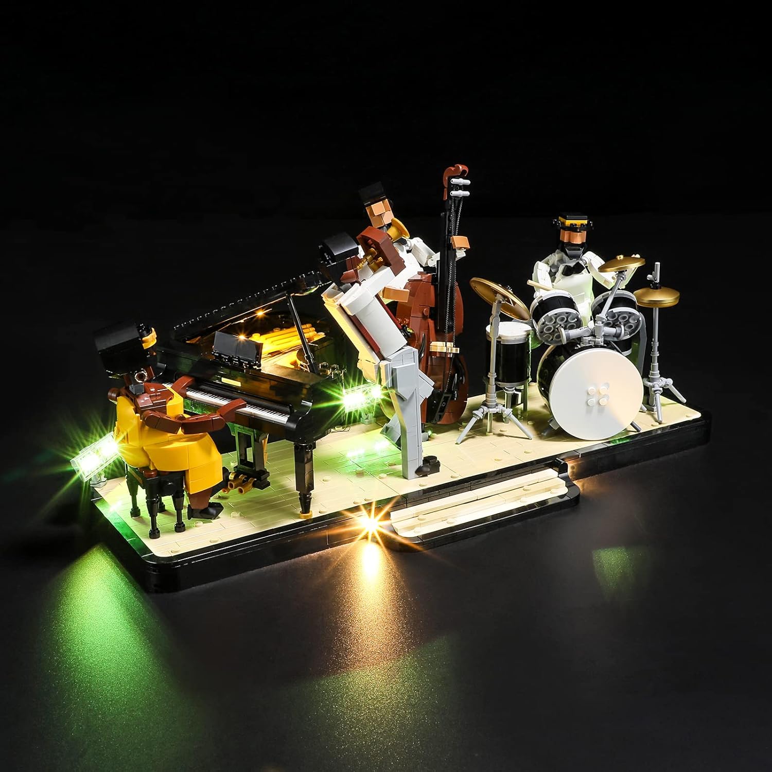 YEABRICKS LED Light for Lego 21334 Ideas Jazz Quartet Building Blocks Model (Lego Set NOT Included)