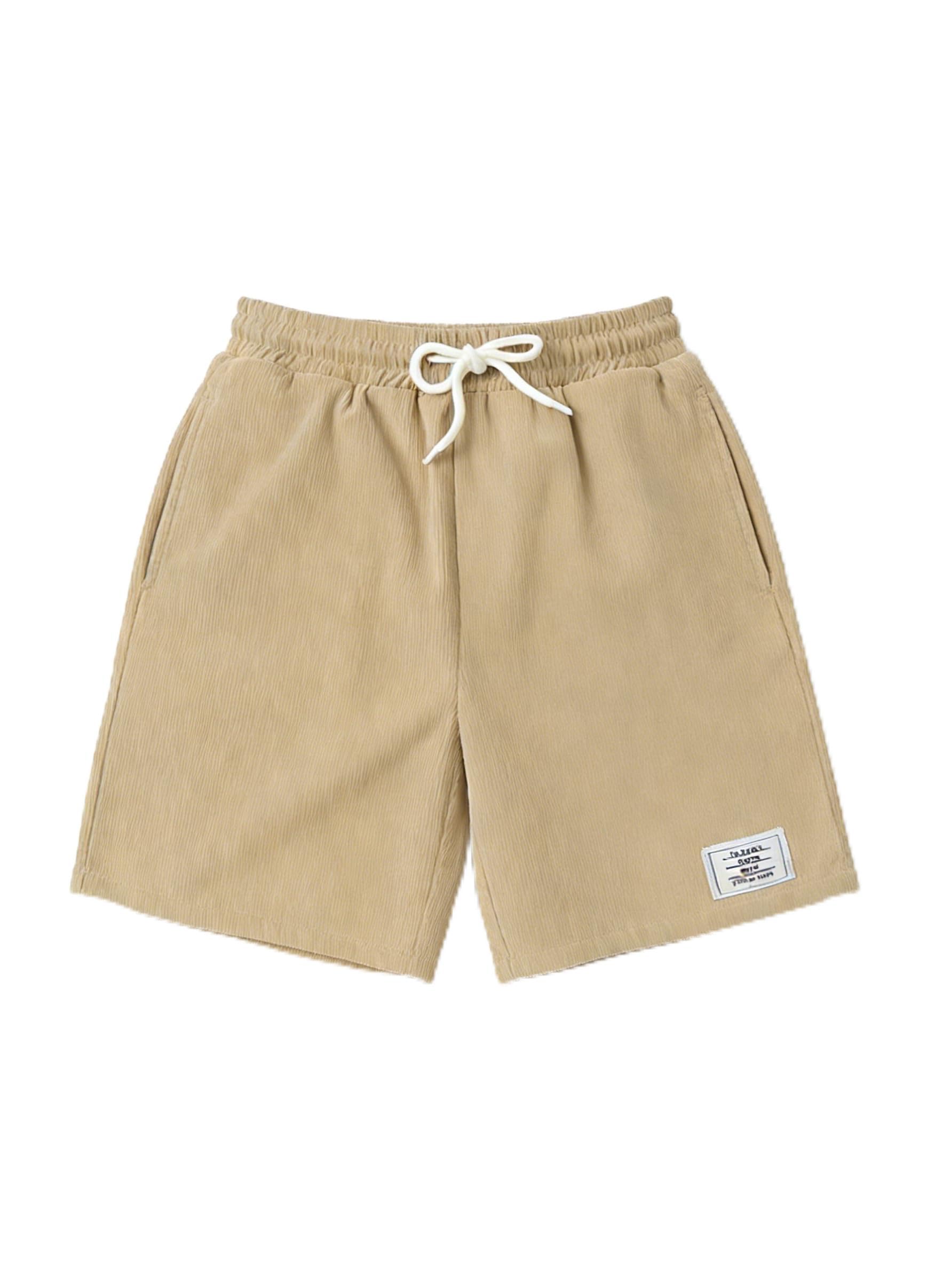 Haloumoning Pantalones cortos de verano para niño, elásticos, bermudas, elásticos, con cordón y bolsillos — view 6