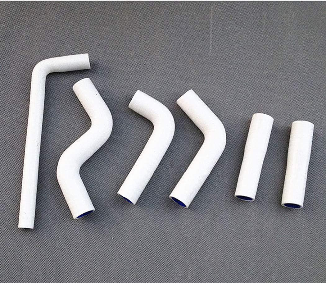 Silicone Radiator Hose Compatible With 2002-2006 KTM 400EXC 525EXC 450EXC 2002 2003 2004 2005 2006 (White)