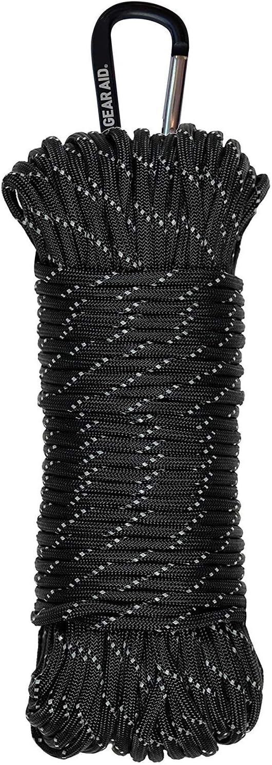 550 Paracord and Carabiner, 7 Strand Utility Cord for Camping and Survival