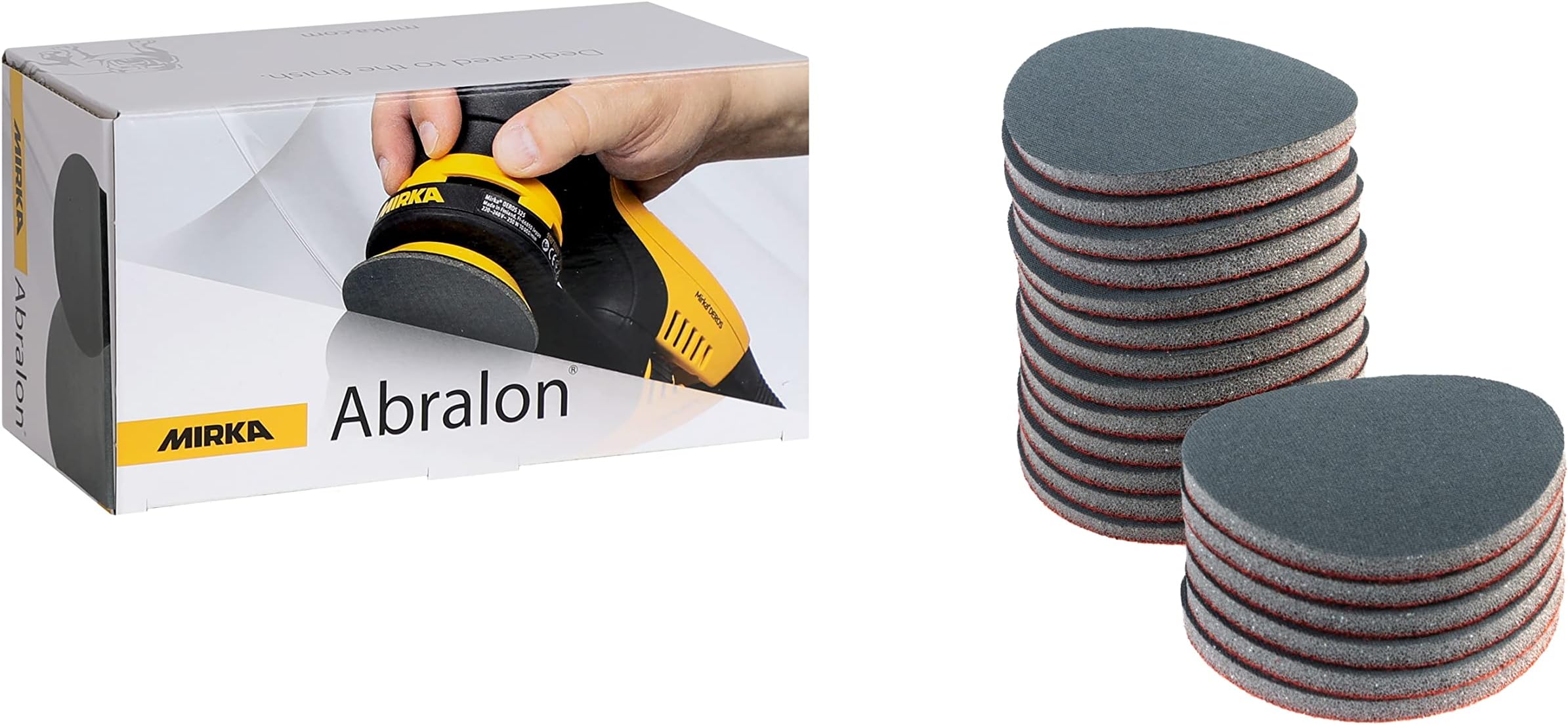 MirkaAbralon Sanding Discs / Polishing Discs Ø 77mm / Grip / 3000 grit / 20/pack / for sanding and polishing lacquer, wood, plastics