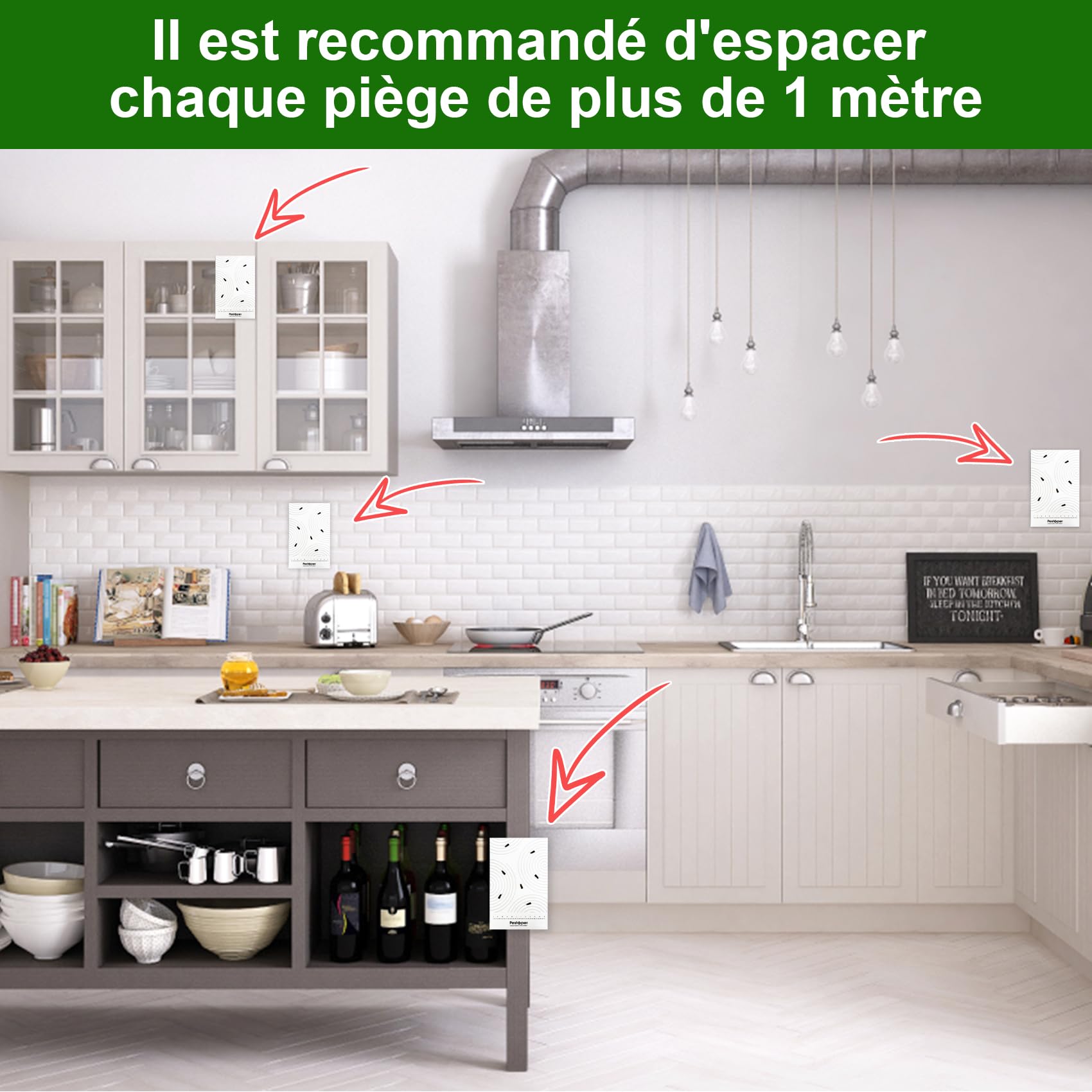 Anti Mites Alimentaires 12 Pièces Piège Alimentaire avec Attrait pour Cuisine Garde-Manger