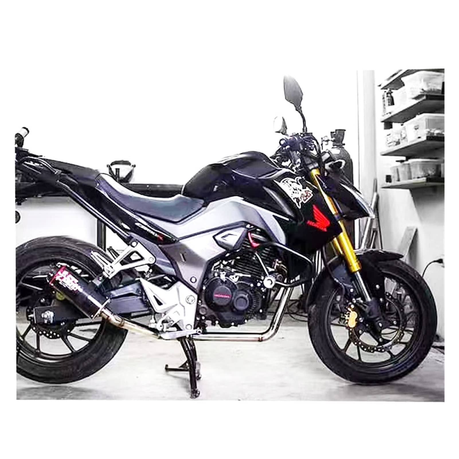 CBF190F CB190R CB190X サイレンサー付きステンレスマフラー CBF190F