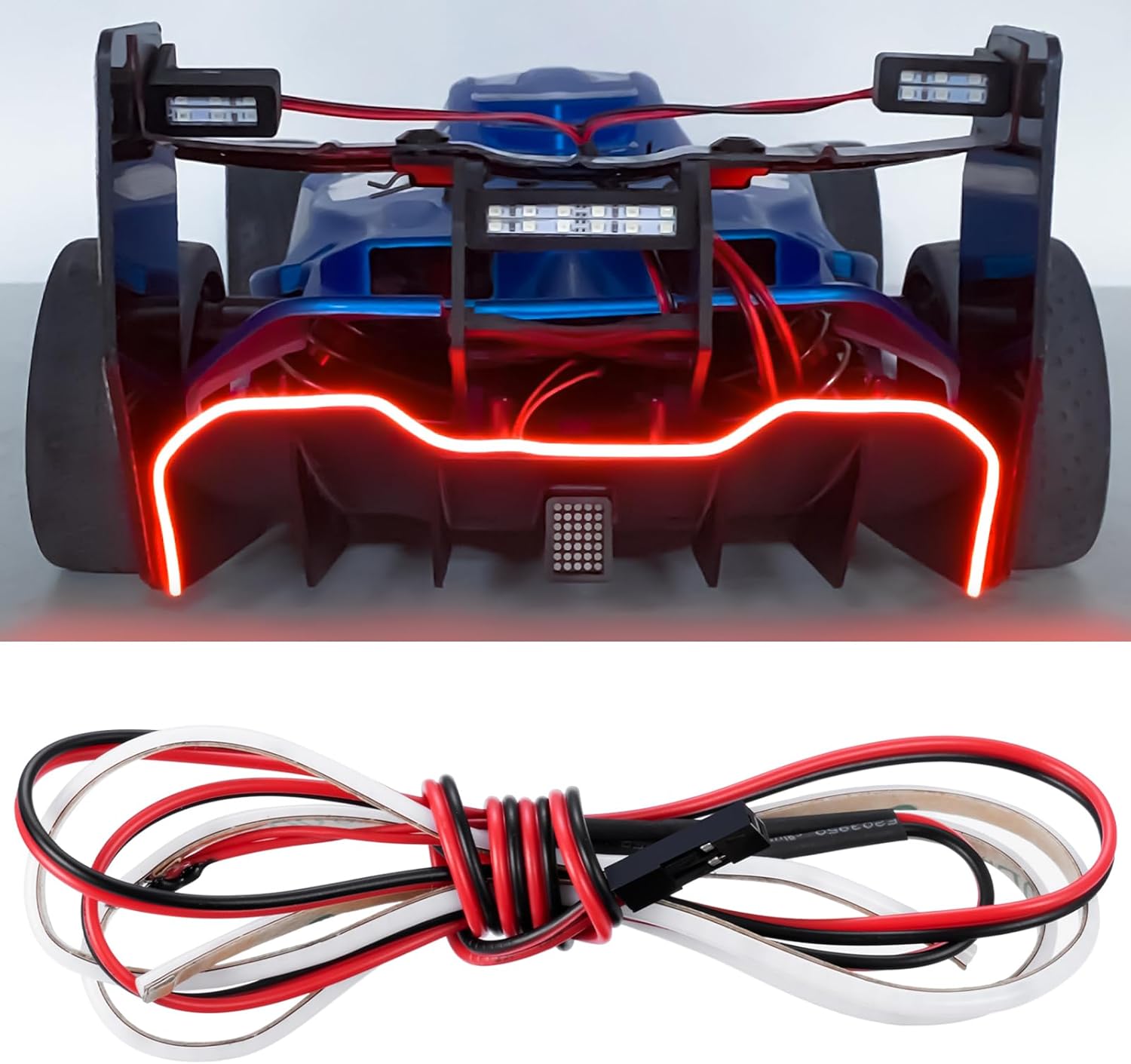 1/7 RC Car LED Light Set Rear Lights Kit for 1/7th ARRMA Limitless F1 RC Car Upgrade Part