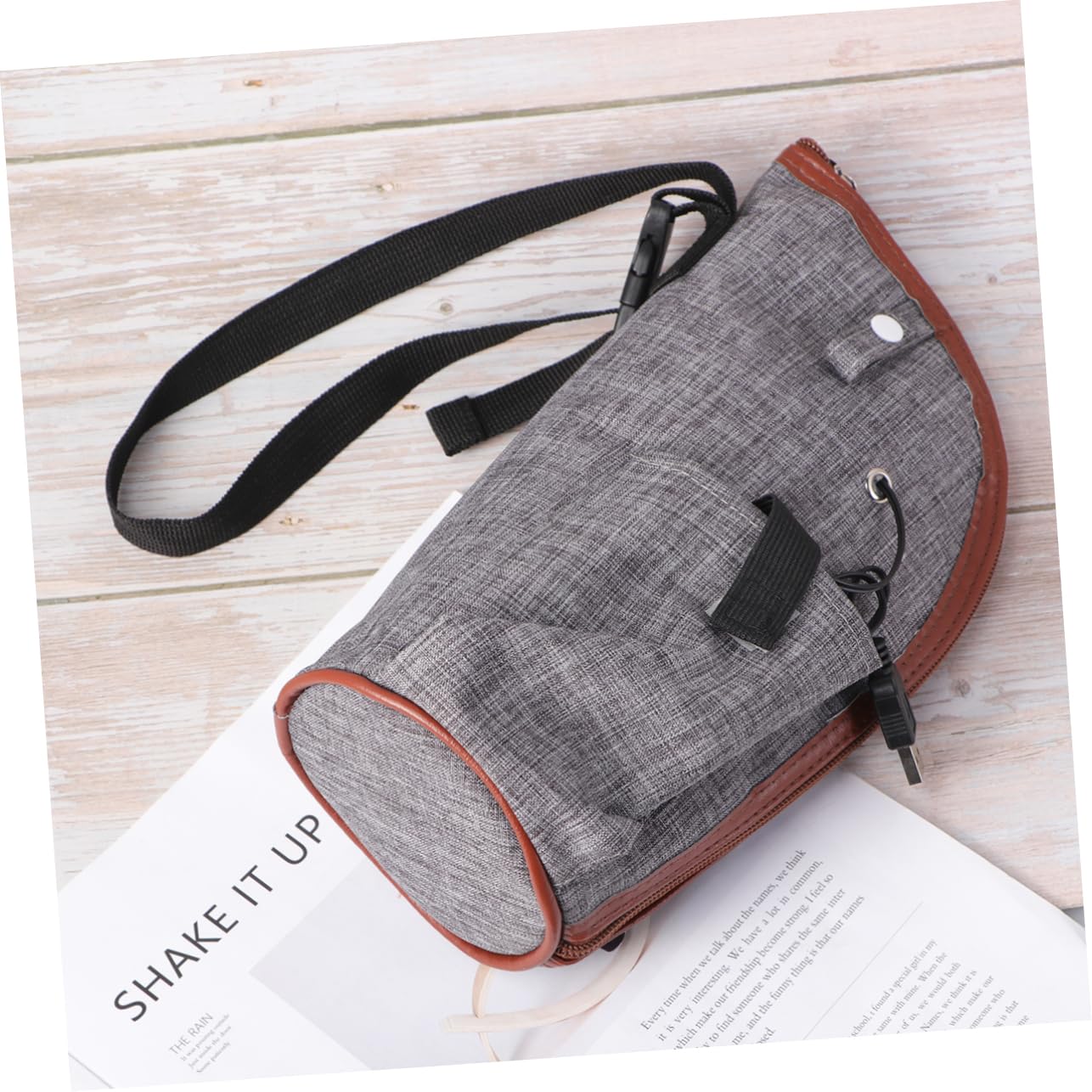 VICASKY 2ensembles -biberon Usb Portable Intelligent Avec La Surchauffe Réchauffeur De Lait Pour Pour Gris