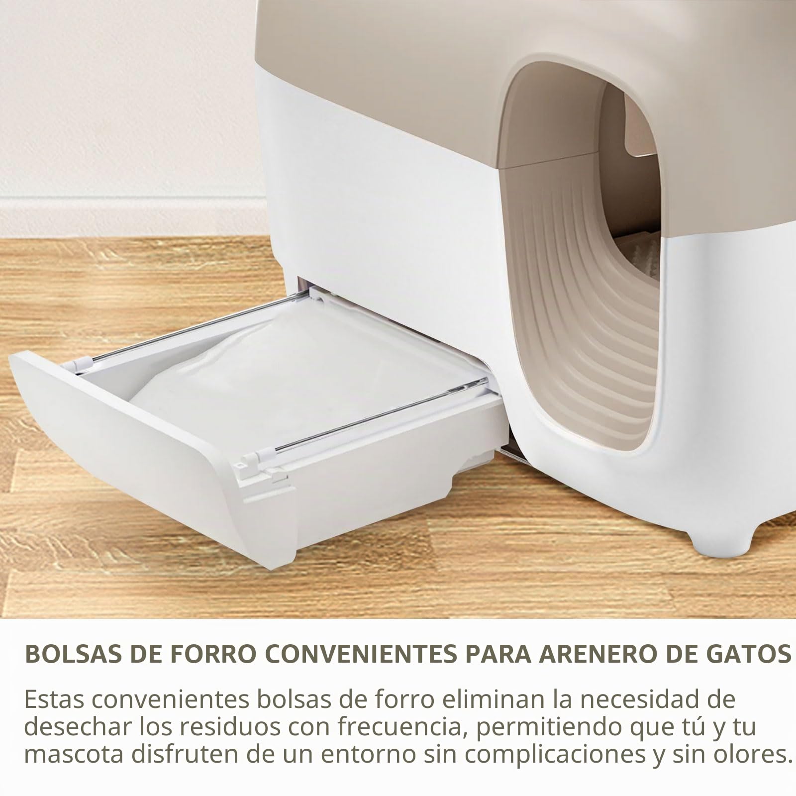 100 bolsas de arena para gatos para PetSnowy Snowy + caja de arena para gatos, bolsas autosellantes para cajones de residuos para PetSnowy, resistentes a desgarros y fugas