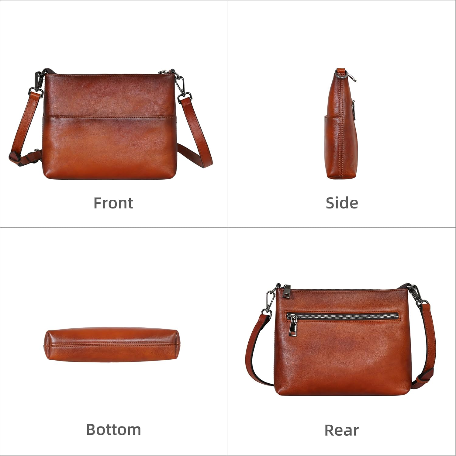 Iswee Crossbody Bag for Women Leather Purses Fashion Designer Handbags