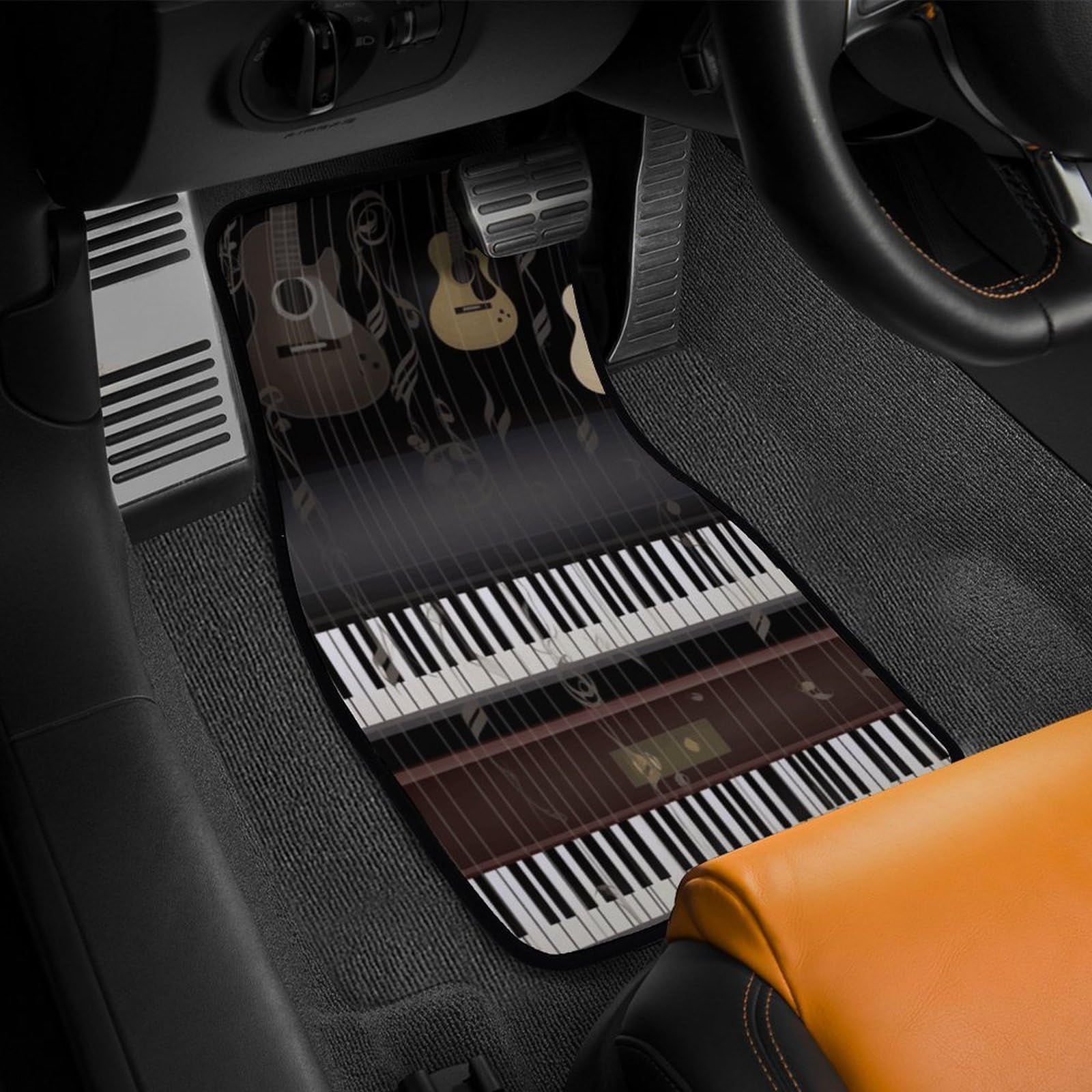 4 tappetini per auto, resistenti, antiscivolo, facili da pulire, adatti per la maggior parte delle auto, per tutte le stagioni, universali, adatti per SUV, berline e camion