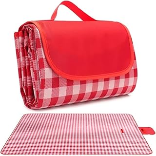 Yuroochii Outdoor Camping Mat Foldable Picnic Mat Oversized Lightweight Compact Beach Mat Waterproof Rug for Outdoor Camping Picnic -200x150 cm