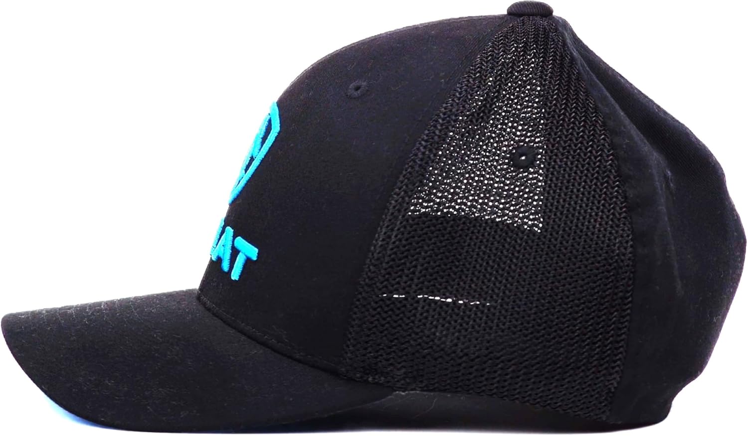 ARIAT Men's Black Blue Half Mesh Hat - Image 5
