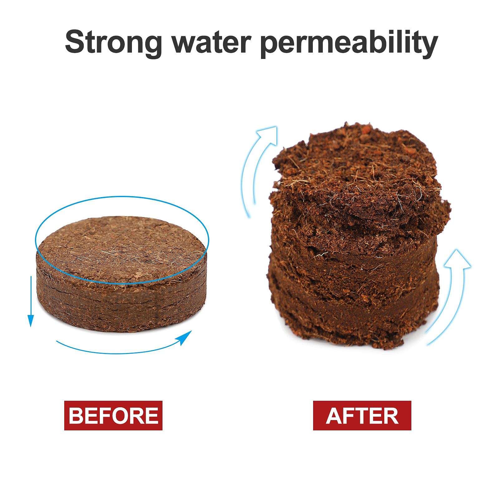 Vasi Biodegradabili Herefun - 30 Pezzi Con Etichette, Per Semina, Orto, Giardinaggio - Foto 3