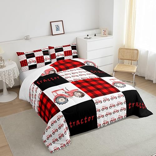 Miniatura 10 de Erosebridal Juego de edredón de bandera estadounidense, juego de ropa de cama con bandera de línea roja, negro, gris, rojo, para hombres, niños y