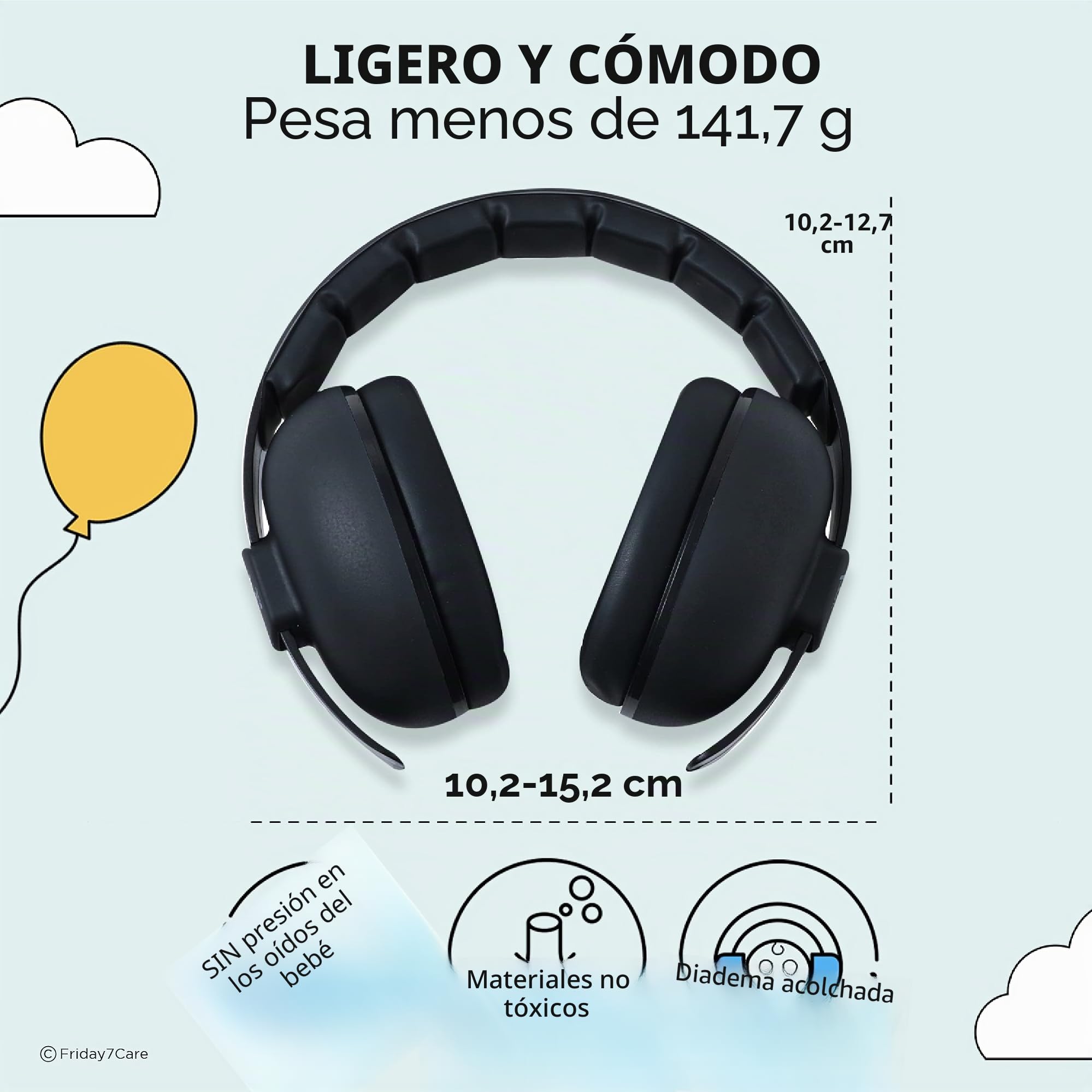 Fridaybaby - Protección para los oídos para bebés (0 - 2+ años)