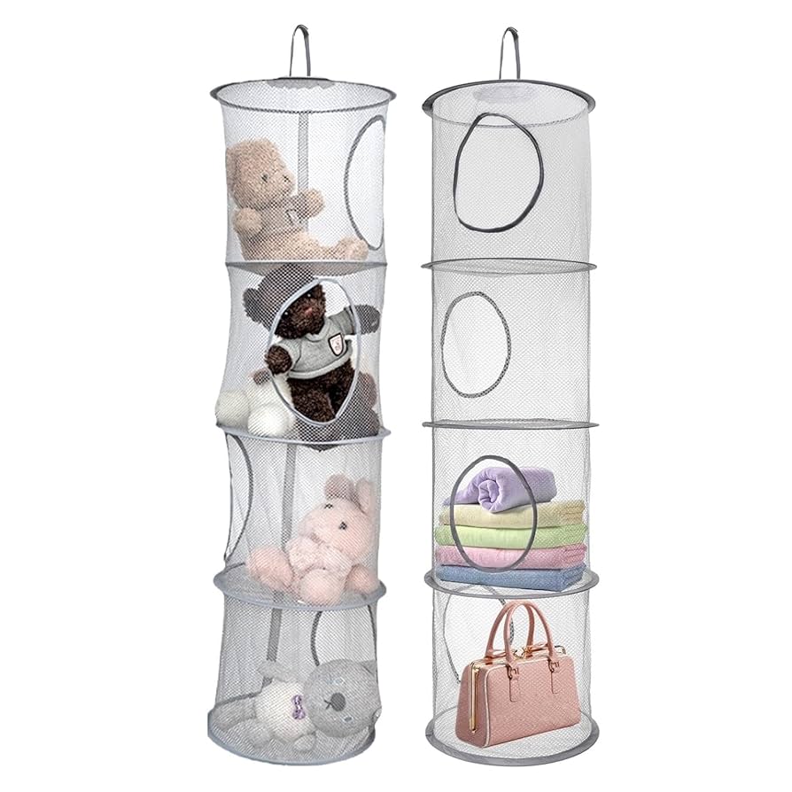 Livehitop 3pc Toys Storage Hanging Mesh Basket Chest Soft Teddy | Senegal