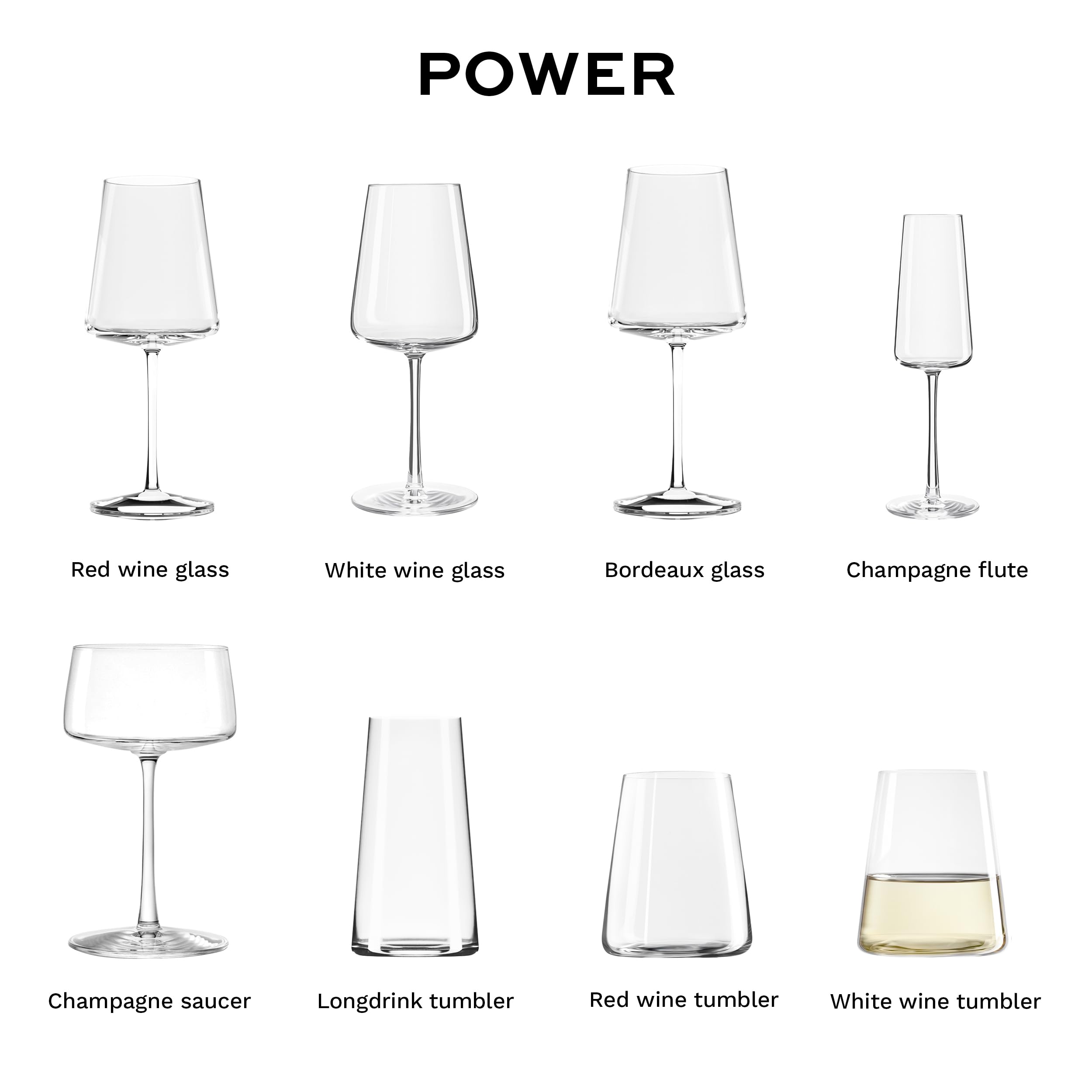 Power – Juego de 4