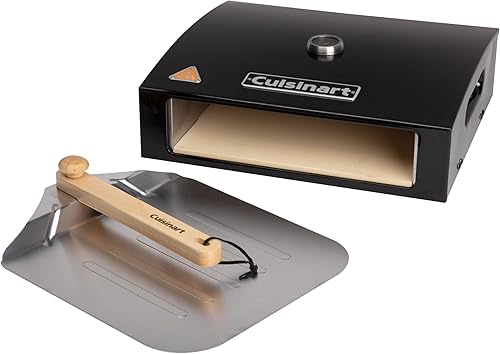 Miniatura 7 de Cuisinart CPO-700 Kit de horno de pizza con tapa para parrilla, negro y aluminio