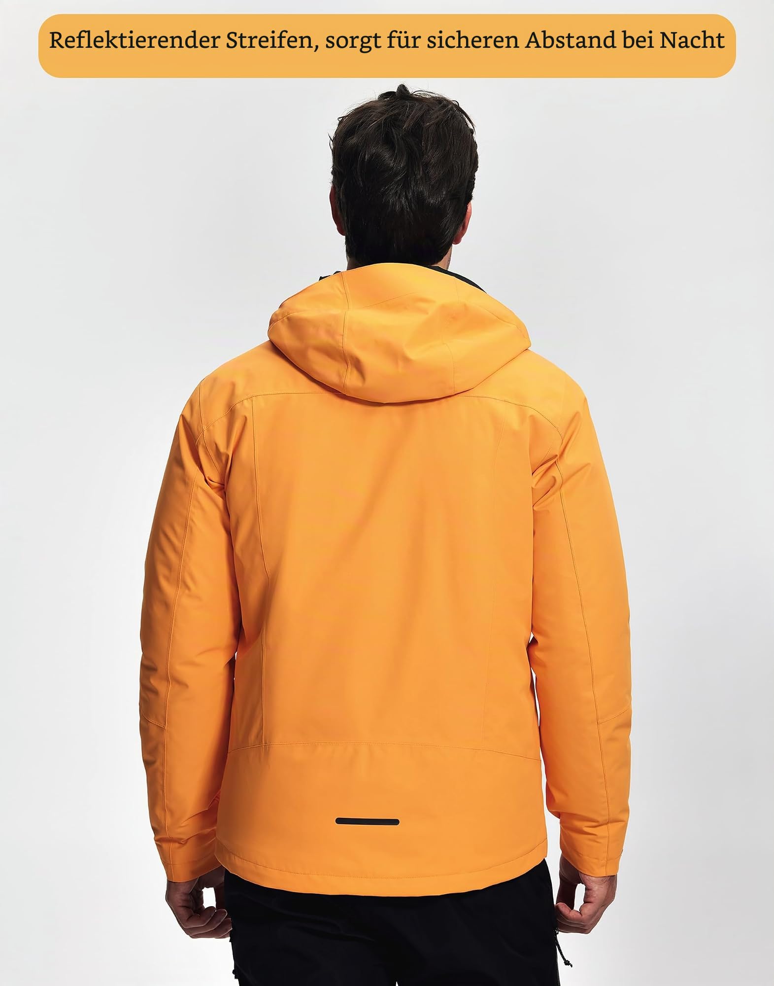 Pioneer Camp skijacke herren–winterjacke 3 in 1 jacke herren trainingsjacke,Wasserdichtes,Kapuzen-Stehkragen-Design, Innenfutter aus Baumwolle