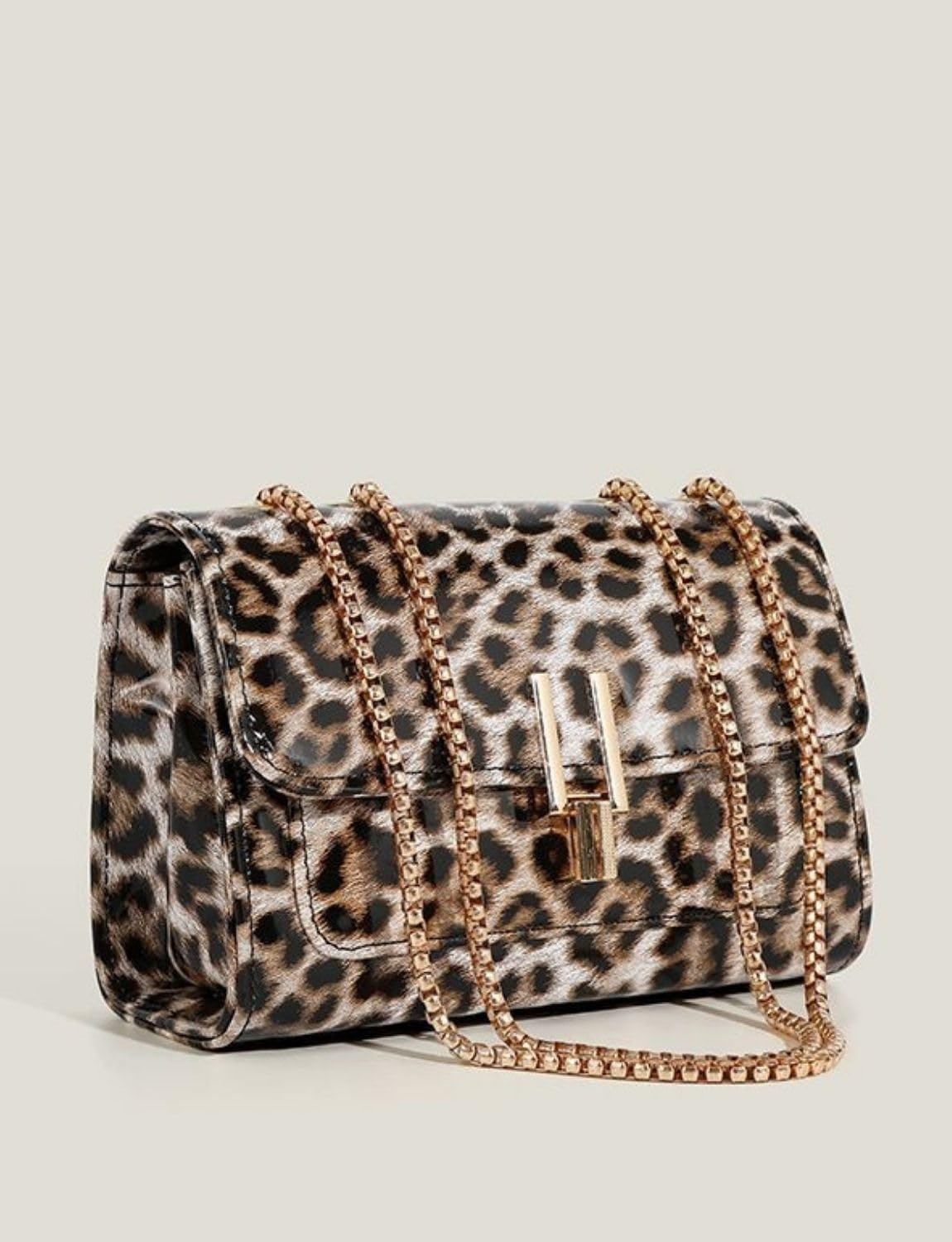 Leopard Print Purses For Women Cheetah Purses Small Shoulder Bag Vintage Handbag Crossbody Bags Clutch