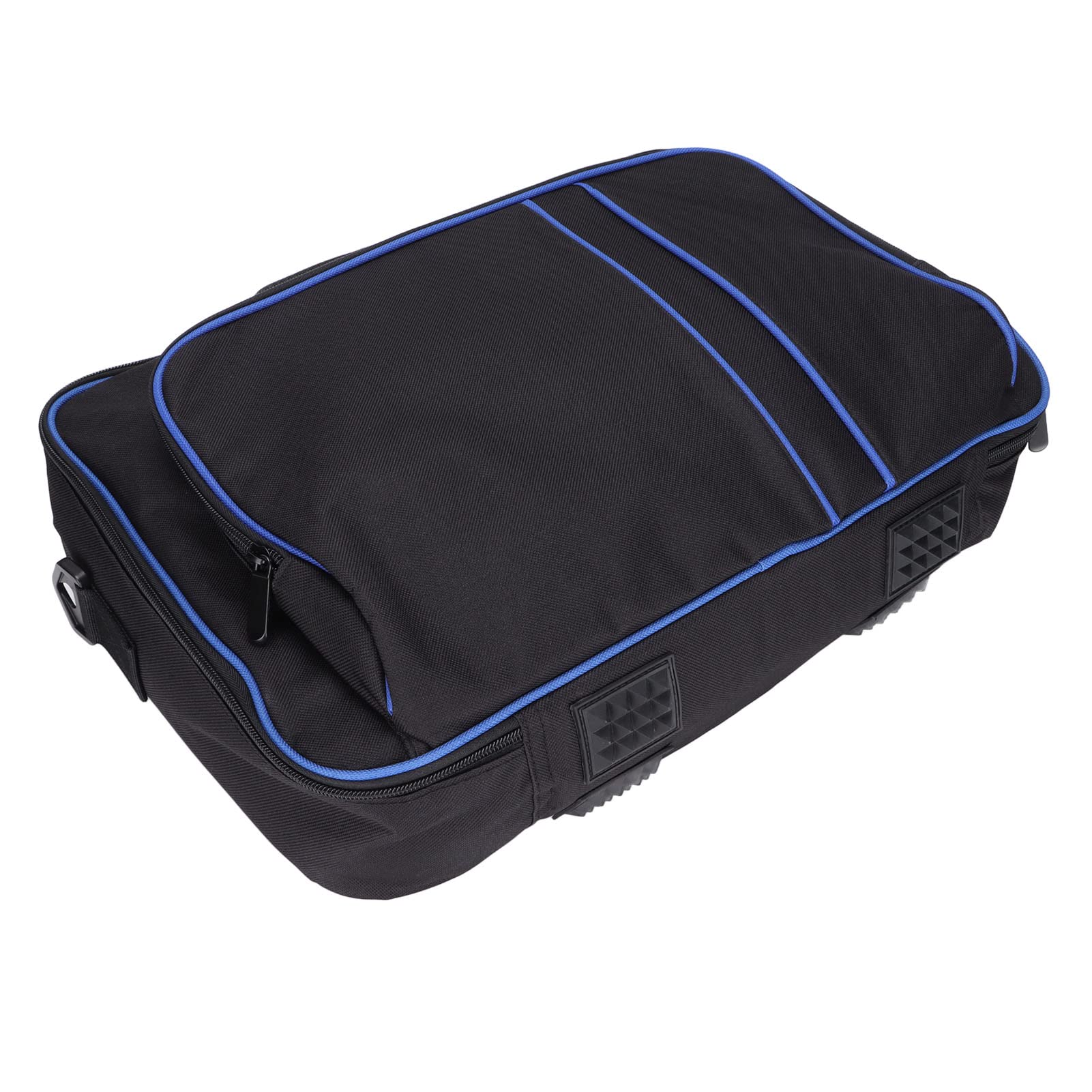 214 Borsa da Viaggio Portatile per PS5, Custodia Protettiva per Console di Grande capacità con Tracolla Regolabile e Pad Svasato per Controller di Giochi PS5(Blu Nero)