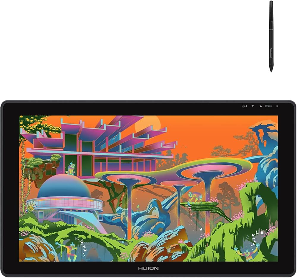 Amazon.com: HUION Kamvas 22 Plus QLED Drawing Tablet with Full