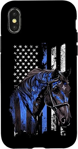 Miniatura 7 de Funda de policía patriótica para iPhone 11 con línea azul delgada