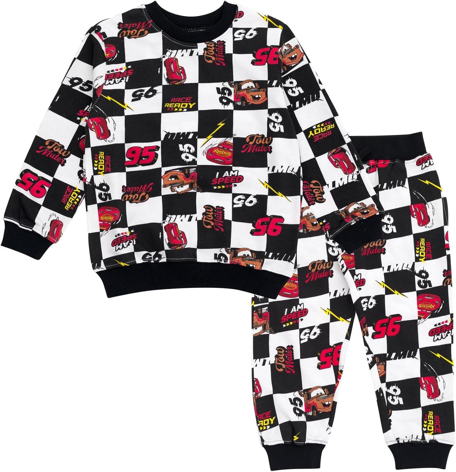 Disney Lion King Toy Story Cars French Terry Sweatshirt and Jogger Pants Outfit Set Toddler to Big Kid Sizes (2T – 10-12) Disney Lion King Toy Story Cars French Terry Sweatshirt and Jogger Pants Outfit Set Toddler to Big Kid Sizes (2T – 10-12)