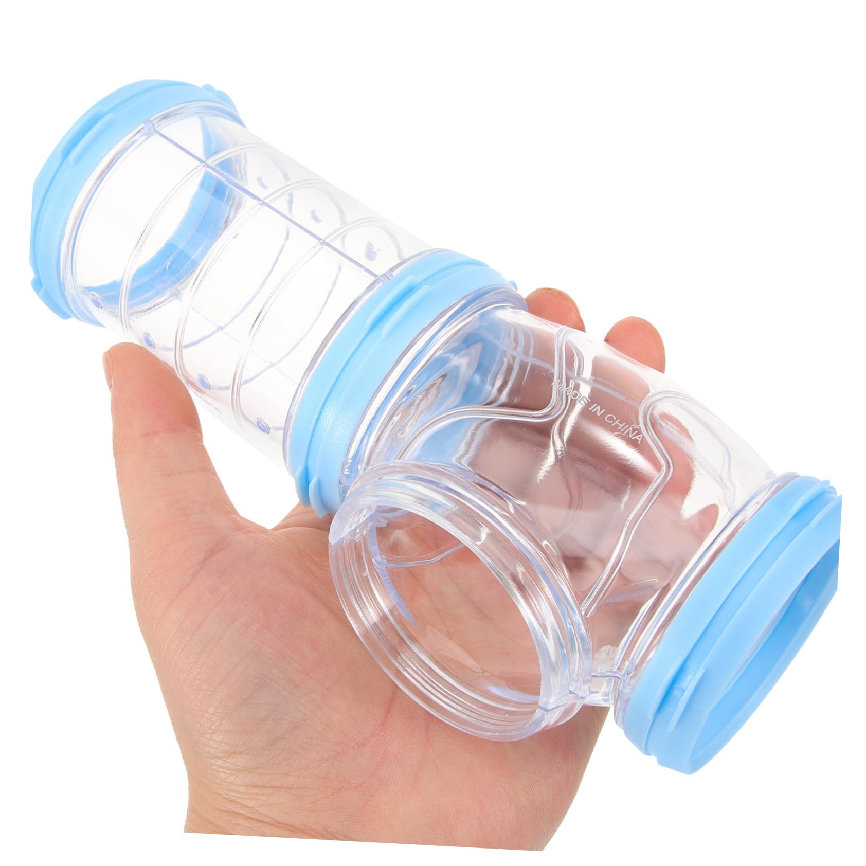 UPKOCH 2 Satz Hamsterröhren Verbindung aus Kunststoff Transparente Selbstgemacht Hamstertunnel für Kleintierkäfig Erweiterbar und Verbindbar für Hamster und Meerschweinchen