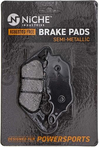 Miniatura 3 de NICHE Juego pastillas de freno para Yamaha YZF R3 1WD-25805-00-00 1WD-25806-00-00 Delanteras traseras semimetálicas