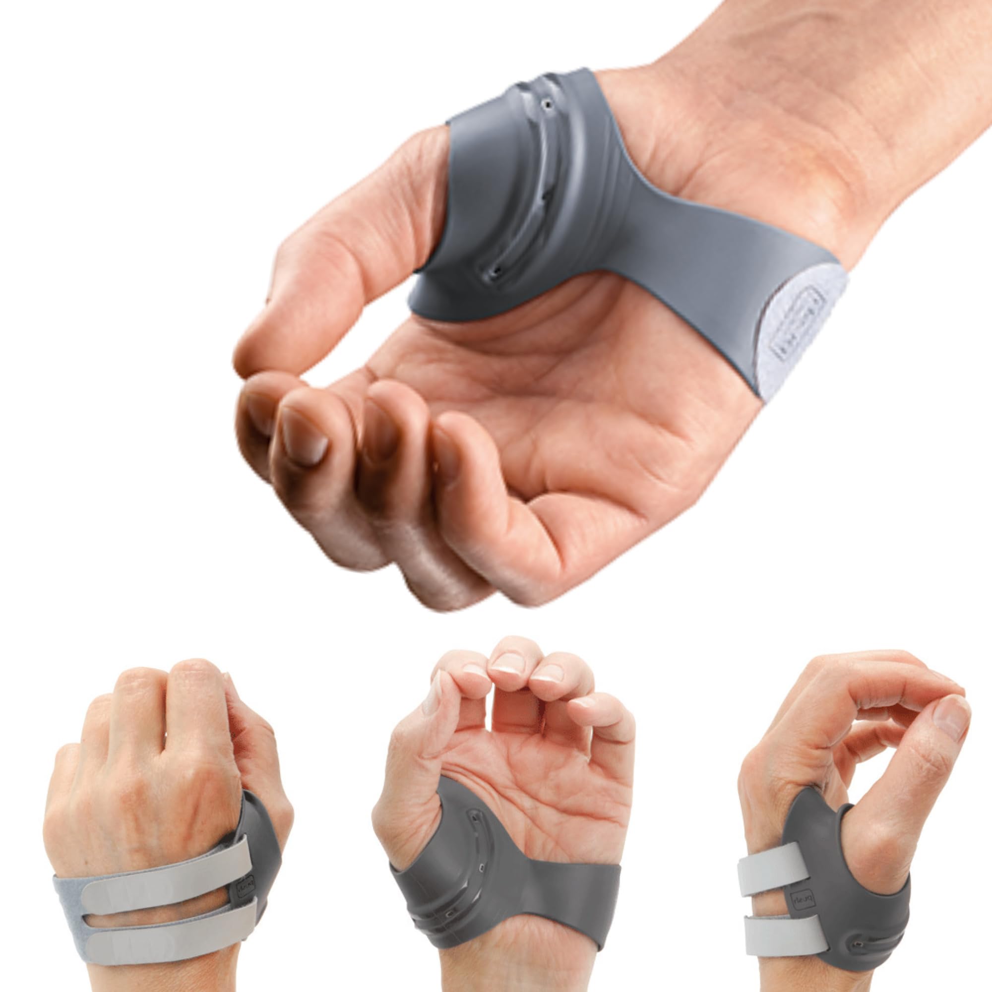 PUSH MetaGrip CMC - Soporte para pulgar para aliviar el dolor de artritis, estabilizador de pulgar y soporte para el dolor de osteoartritis articular CMC, ajustable y cómodo (mano derecha, mediano)