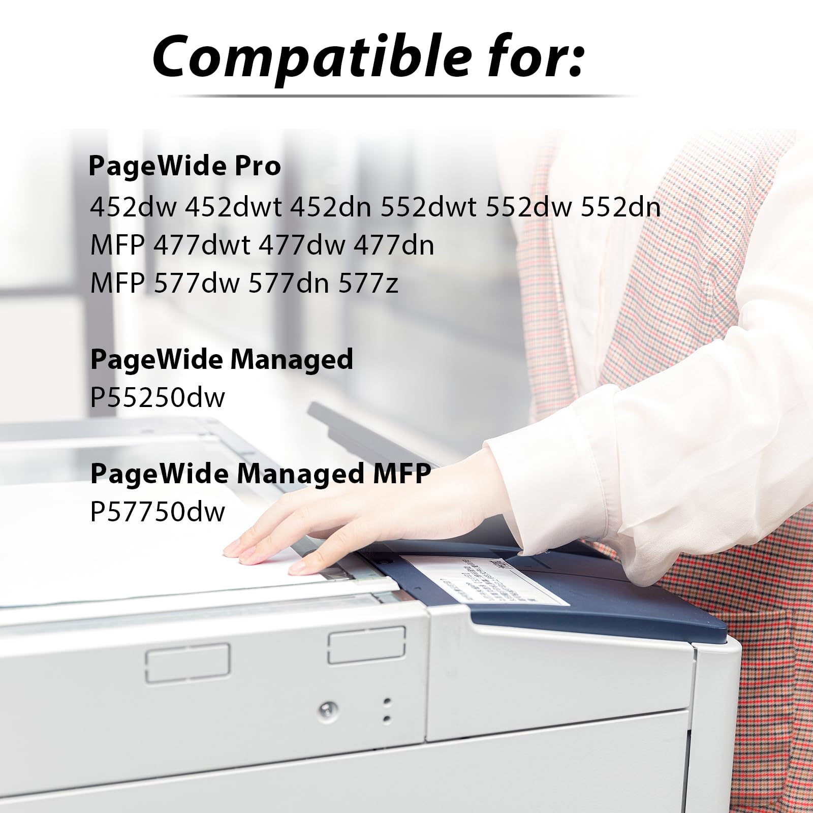 973X Druckerpatronen Kompatibel für HP 973X (Schwarz, Blau, Rot, Gelb)