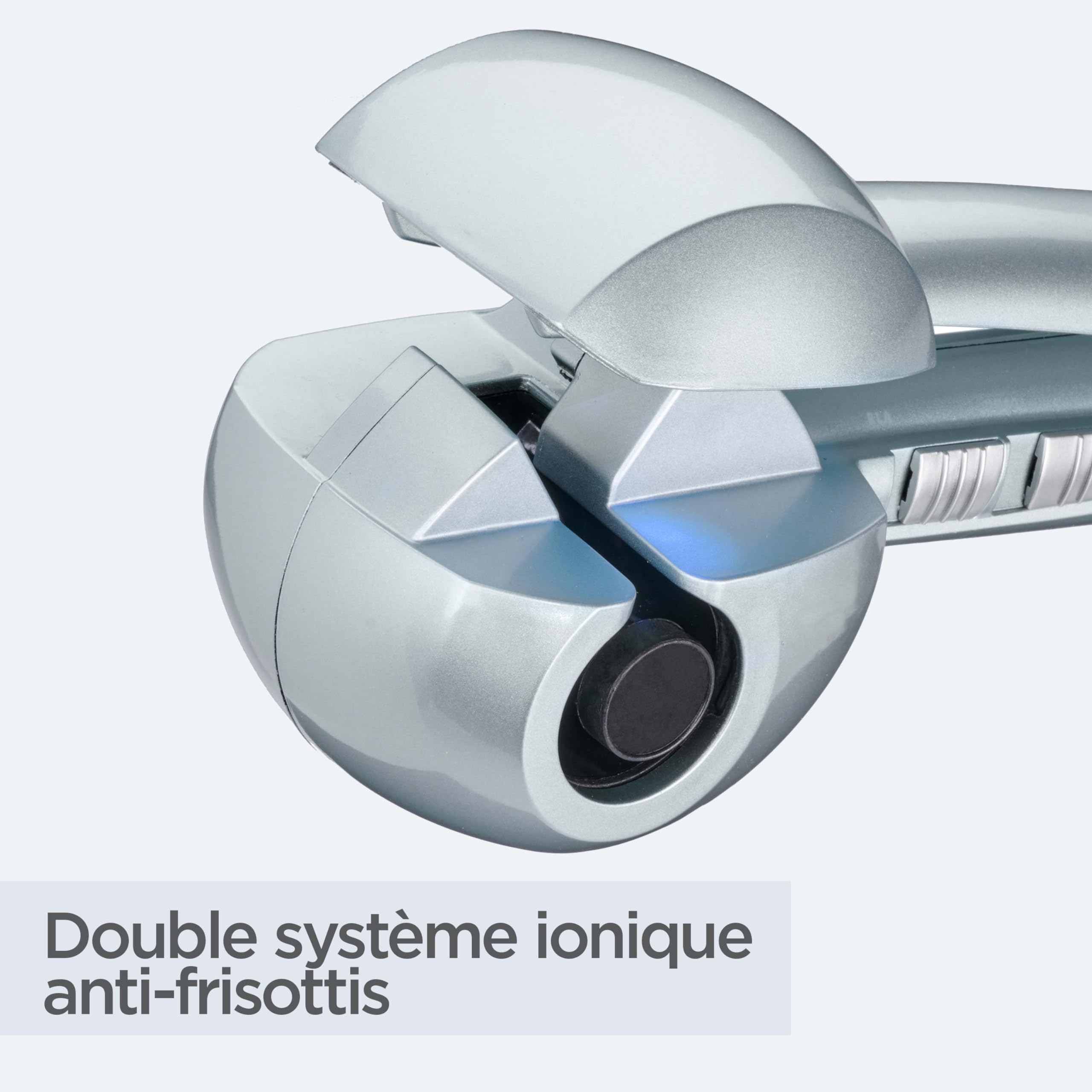 BaByliss - C1700E - Boucleur automatique Curl Secret Hydro-Fusion -Pour des boucles définies sans effort – Fonction ionique anti-frizz – 3 sens de rotation – Tous types de cheveux