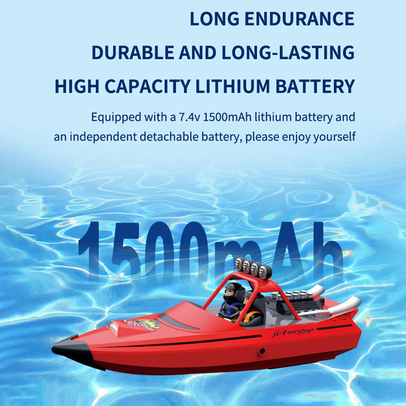 Pack De 2 Barcos RC Con Luces LED – Control Remoto 2.4 GHz, Impermeable Para Piscina Y Lago