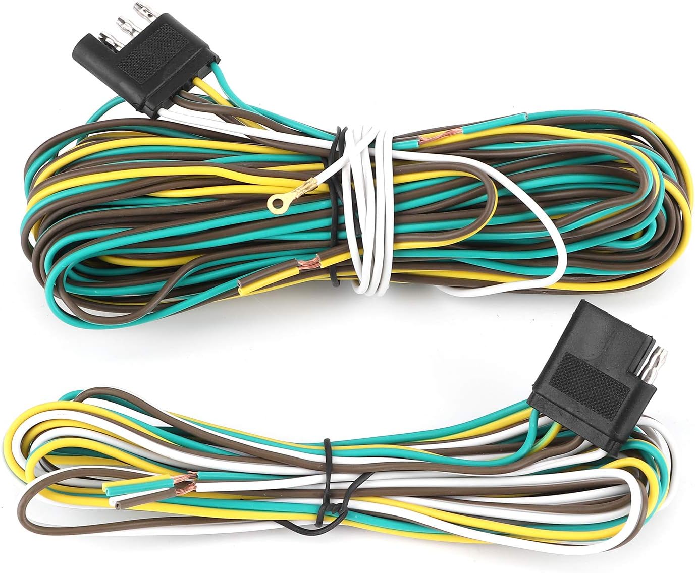 Arnés De Cableado Para Remolque De 22 Pies, 4 Pines Y 5 Cables, Kit De Luces De Remolque Conector De Cable De 5 Cables Y 4 Pines~p179762139