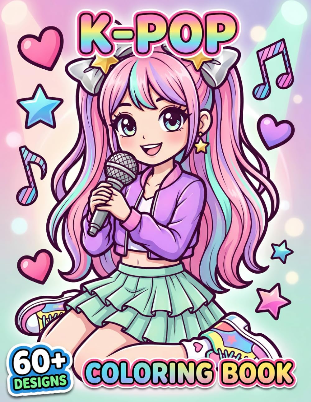 K-Pop Coloring Book: Trendy Chibi-Inspired Characters, Outfits, And Stage Moments—A Fun Gift For Tweens, Teens, And Fans