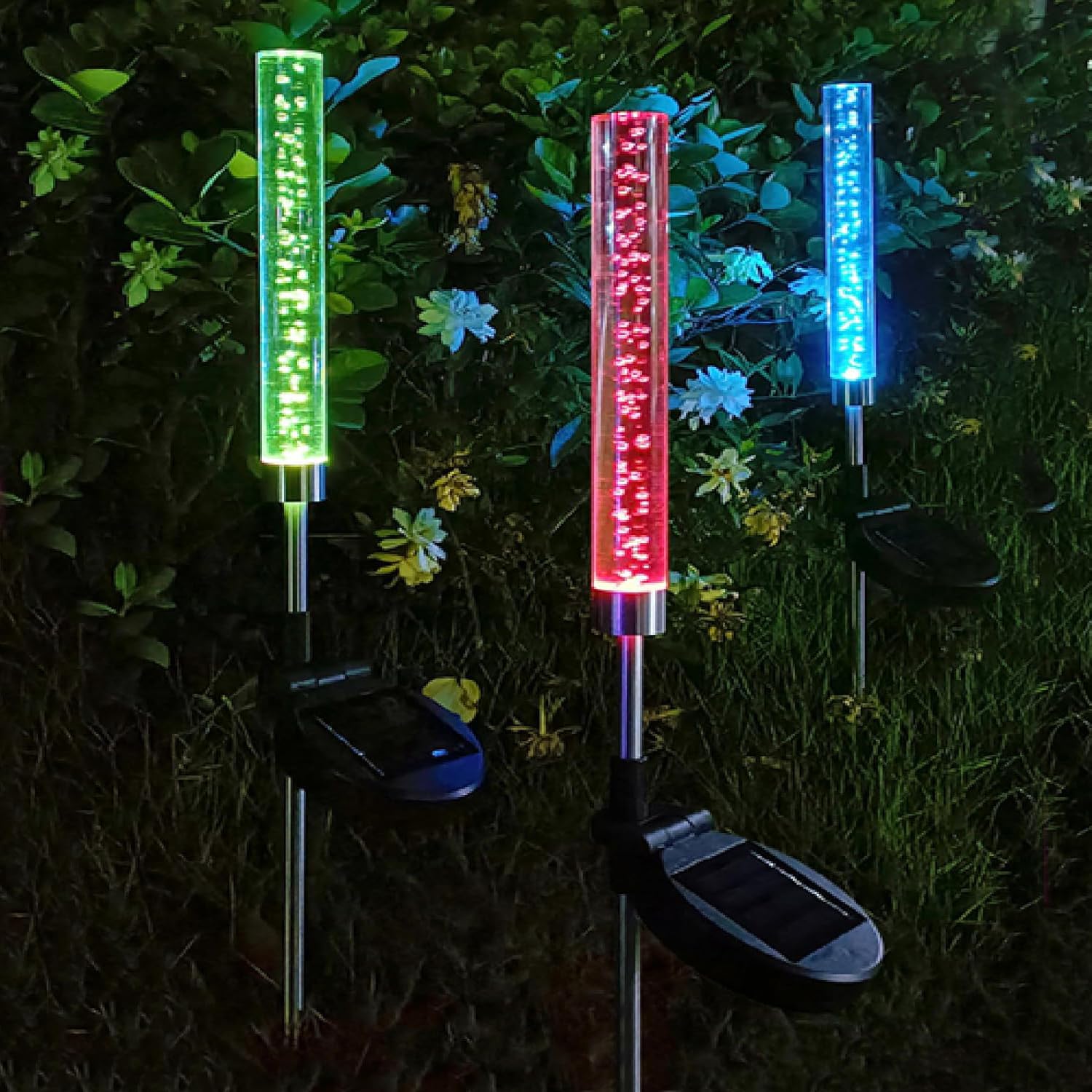 GIGAWATTS GW-908 Solar Outdoor Garden LED Light BIS Approved Bubble Stake Acrylic Tube-Light with 2V Panel & 600 mAh Battery IP65 Waterproof Lawn Decor Lamp for Pathway Patio Yard (Pack of 1, RGB) (B0CTQMNZHY) Amazon Price History, Amazon Price Tracker