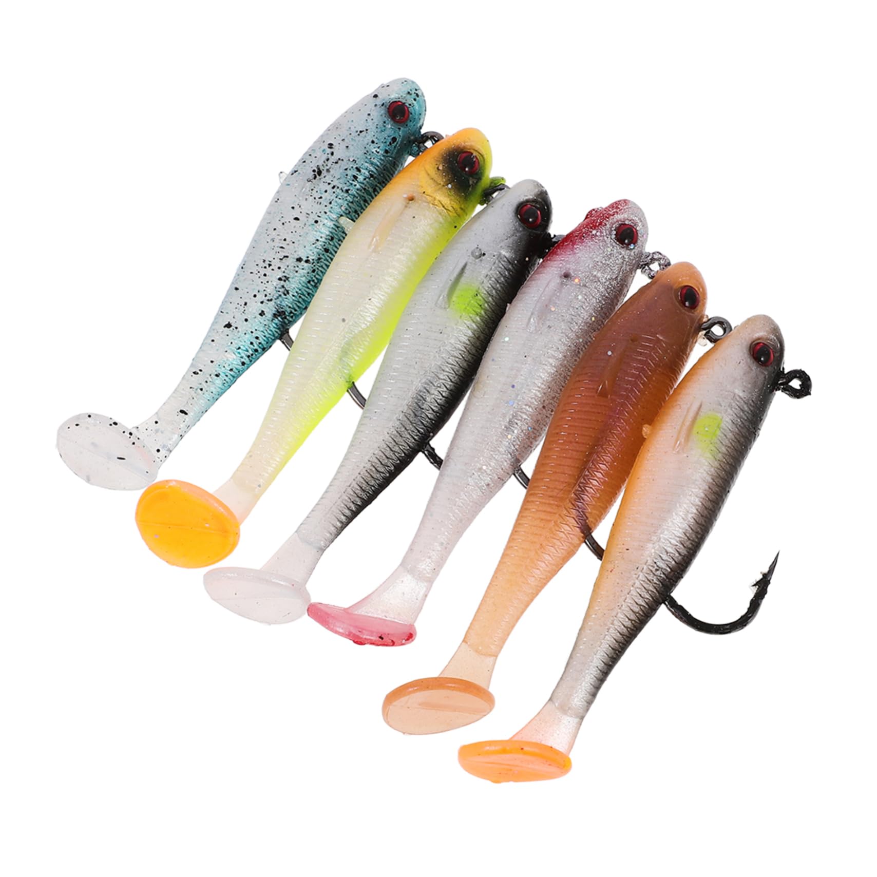 Toyvian Appât pour Bar Leurres De Basse Accessoires De Pêche Appâts Cuillères Appâts De Pêche Artificiel Leurre De Pêche Coloré Eau Salée Sel Acier Inoxydable 6 * 3