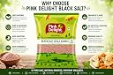 Pink Delight Black Salt (Kala Namak) 800g | Natural Rock Salt Powder | Rich in Minerals | Authentic Indian Black Salt | Digestive Cooking Salt for Chaat, Raita & Fruits | Hygienically Packed gallery image