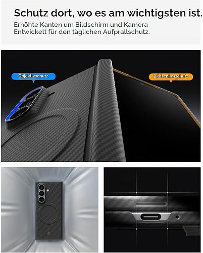 Spigen Air Skin Aramid MagFit Case for Samsung Galaxy Z Fold 8 Ultra Black - 5
