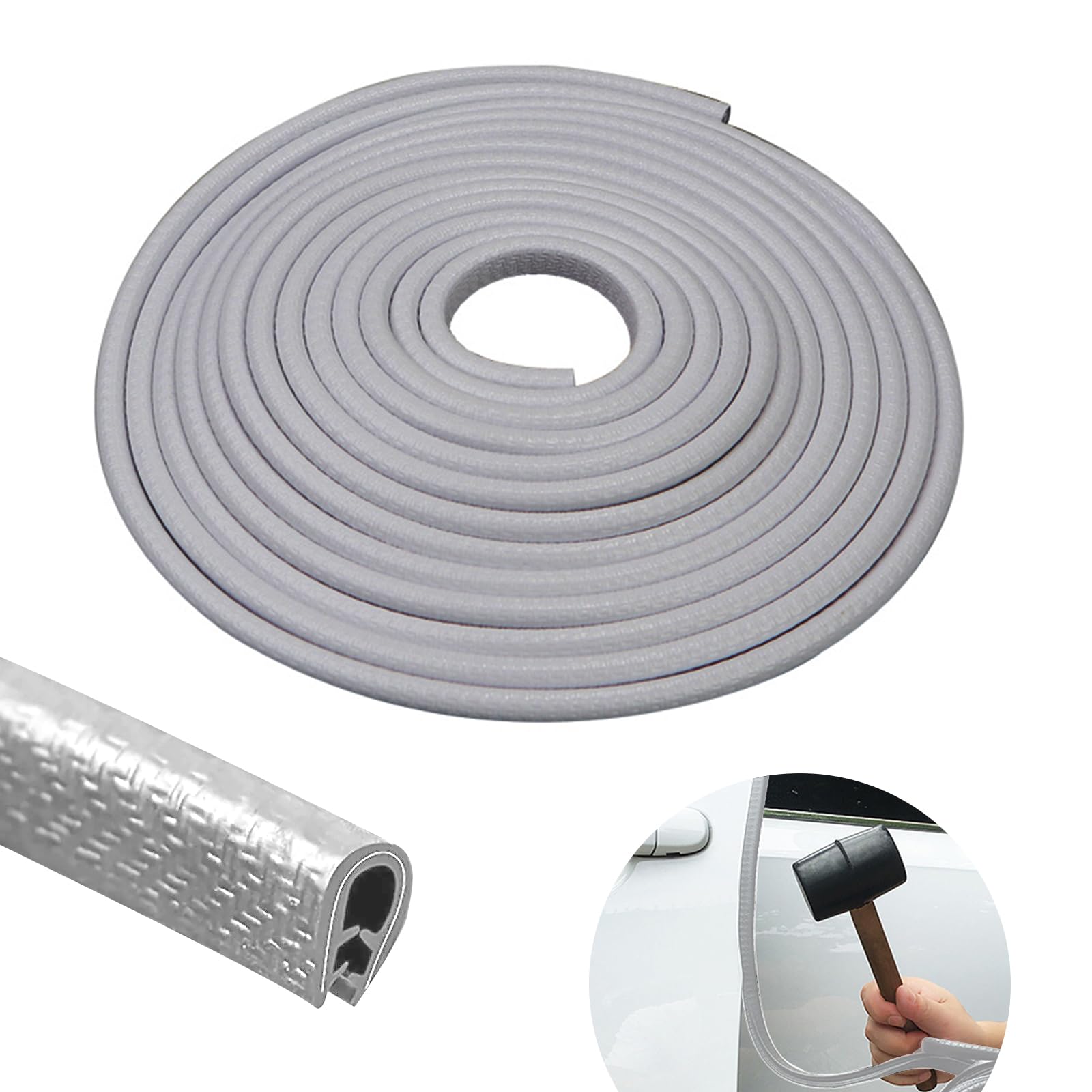 Protectores Reflectantes Seguridad 4 Protectores Bordes Puerta Coche Azul - Anti-golpes Y Reflectantes Protector De Borde Puerta Coche